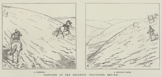 Skizzen bei der Brighton Volunteer Review
